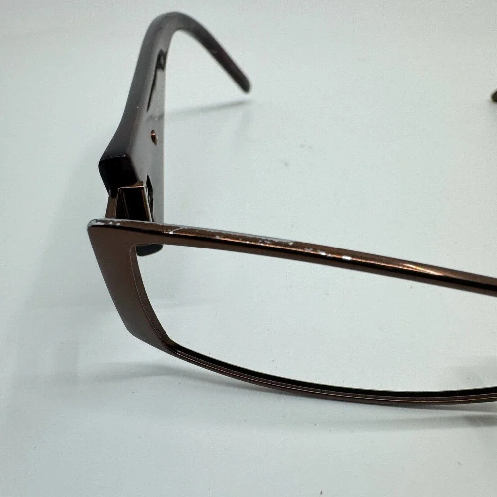 Via Spiga Eyeglasses Frame Lustria 550 52-17-135 Brown Full Rim H9968‎
